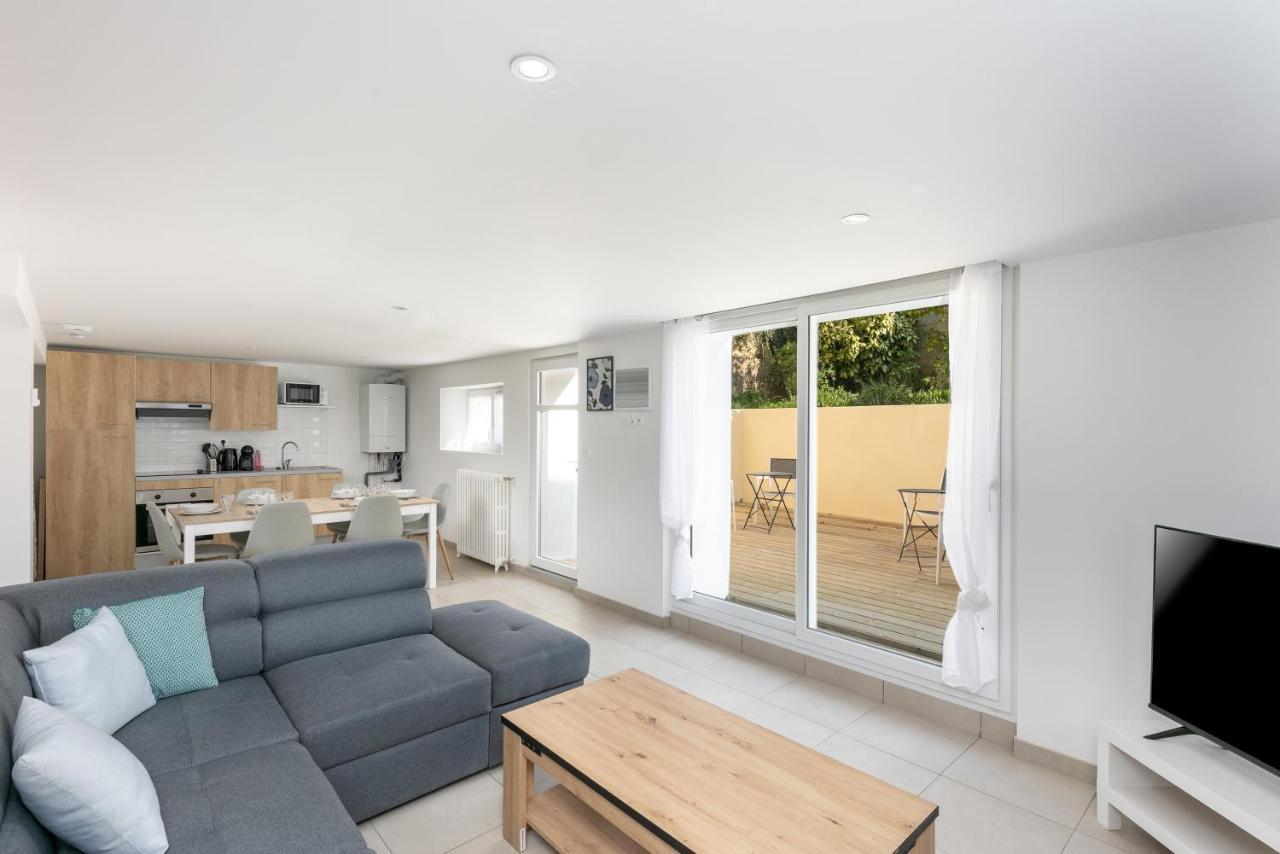 La Belle Poule : Chambre Spacieuse Avec Sdb Privative, Cuisine Et Salon Partages, Terrasse, Proche Facs Et Centre Brest Exteriér fotografie