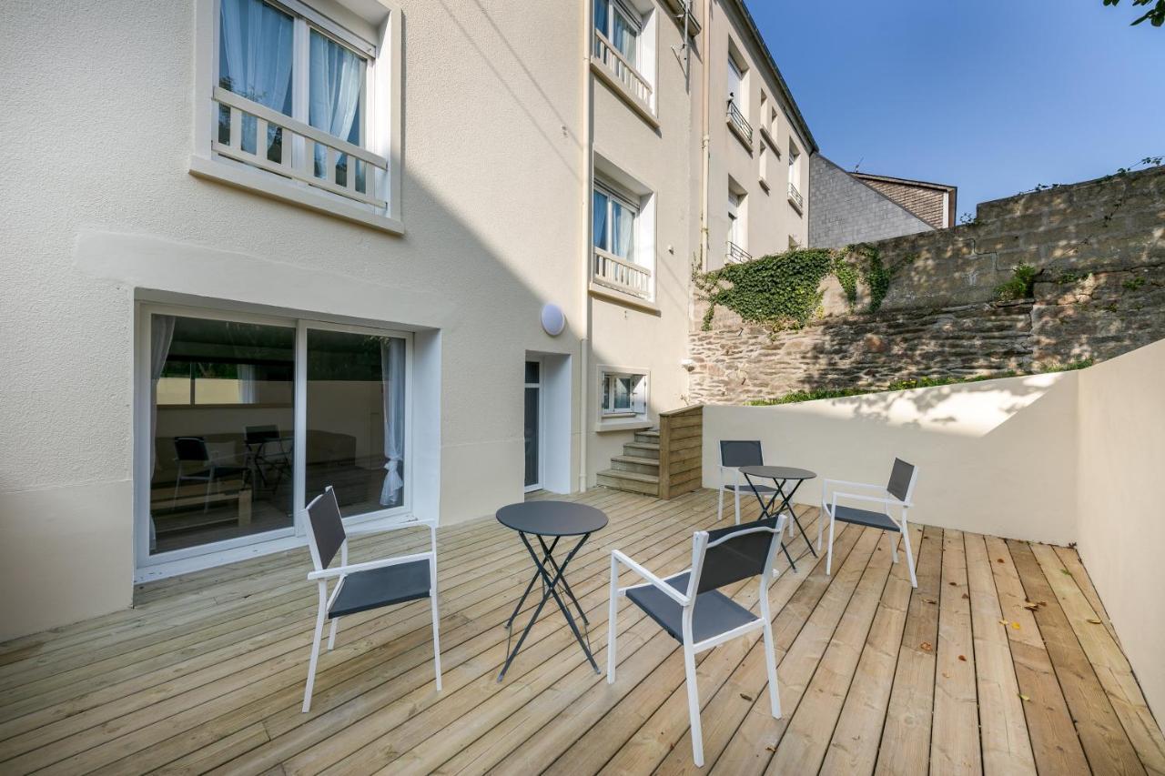 La Belle Poule : Chambre Spacieuse Avec Sdb Privative, Cuisine Et Salon Partages, Terrasse, Proche Facs Et Centre Brest Exteriér fotografie